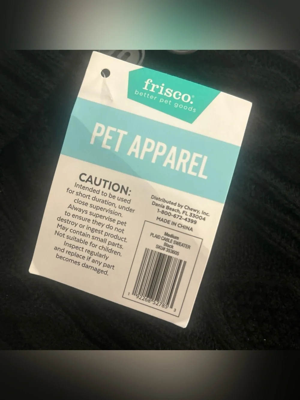 Black Cable-Knit dogs Sweater with Button Collar